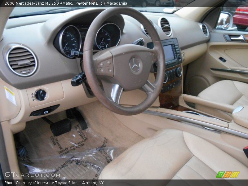 Pewter Metallic / Macadamia 2006 Mercedes-Benz ML 350 4Matic