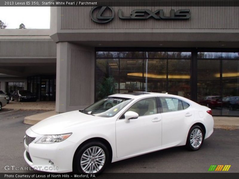 Starfire White Pearl / Parchment 2013 Lexus ES 350