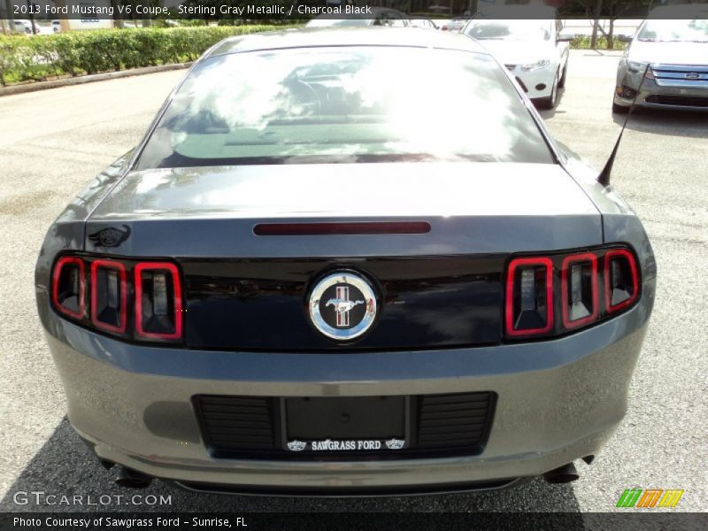 Sterling Gray Metallic / Charcoal Black 2013 Ford Mustang V6 Coupe