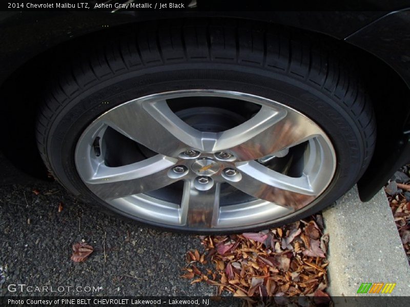 Ashen Gray Metallic / Jet Black 2014 Chevrolet Malibu LTZ