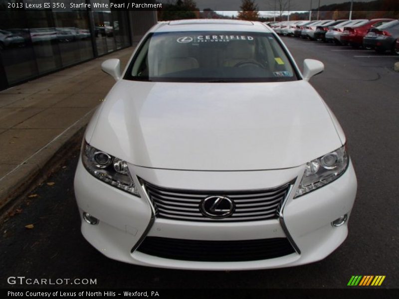 Starfire White Pearl / Parchment 2013 Lexus ES 350