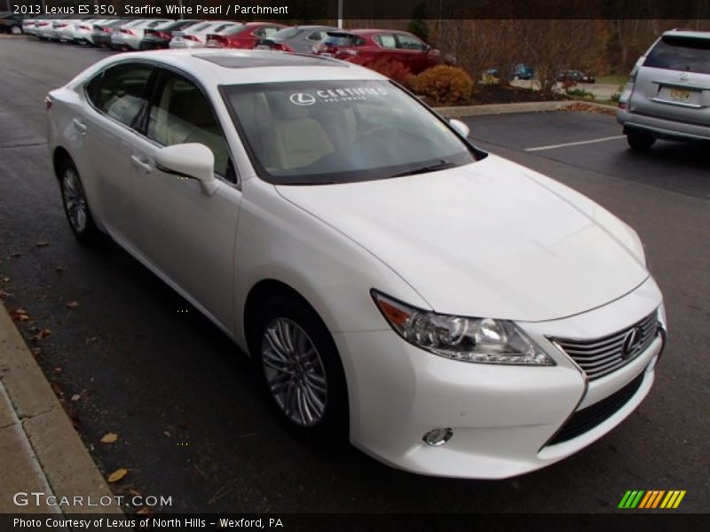 Starfire White Pearl / Parchment 2013 Lexus ES 350