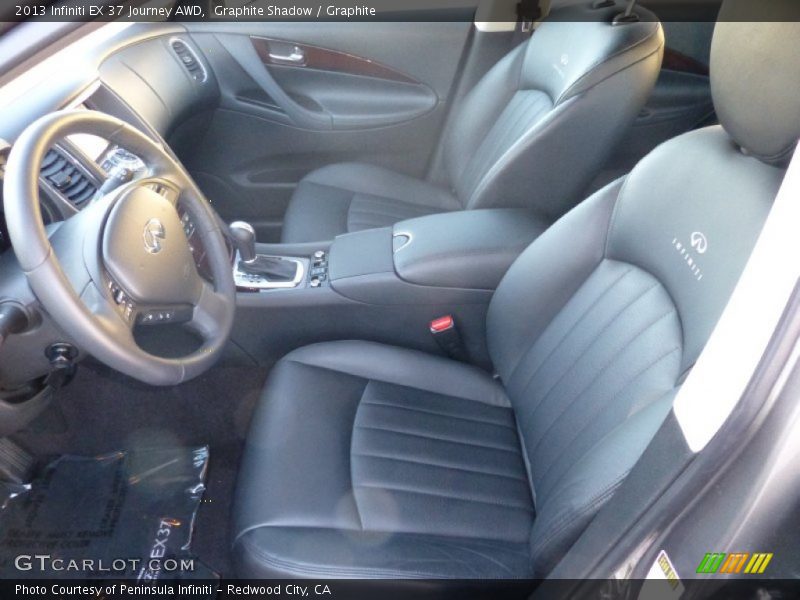 Front Seat of 2013 EX 37 Journey AWD