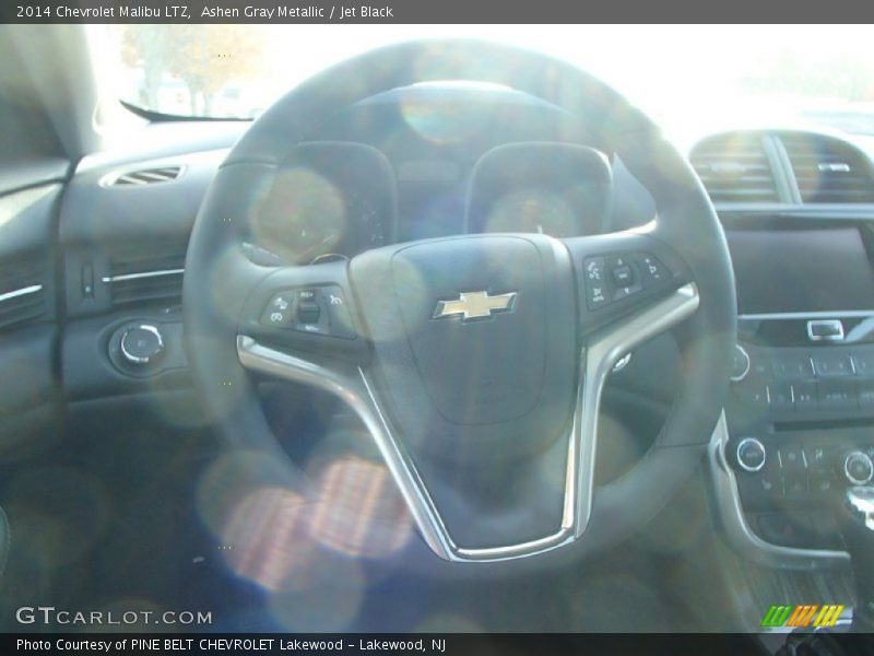 Ashen Gray Metallic / Jet Black 2014 Chevrolet Malibu LTZ