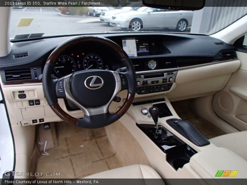 Starfire White Pearl / Parchment 2013 Lexus ES 350