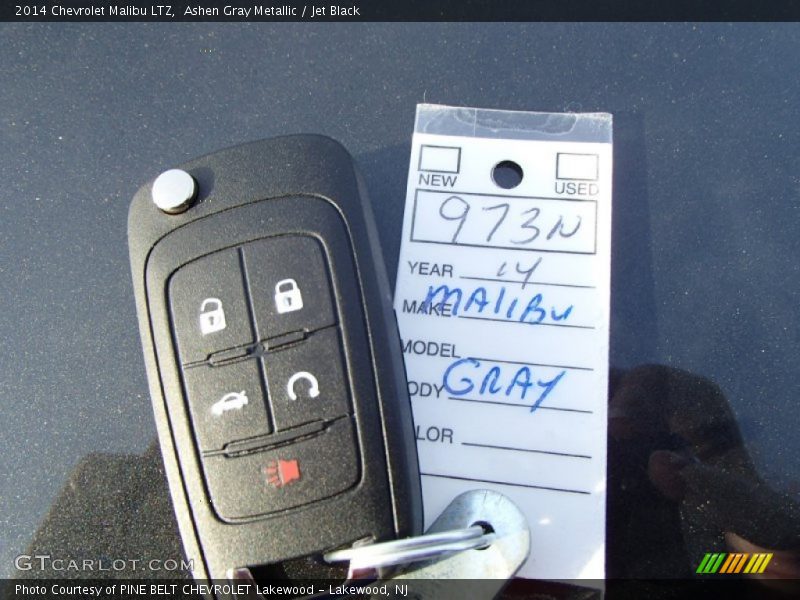 Ashen Gray Metallic / Jet Black 2014 Chevrolet Malibu LTZ
