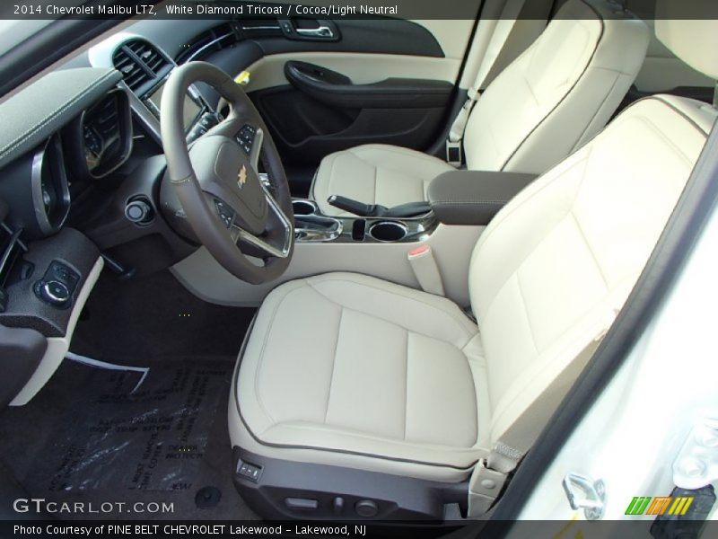 Front Seat of 2014 Malibu LTZ