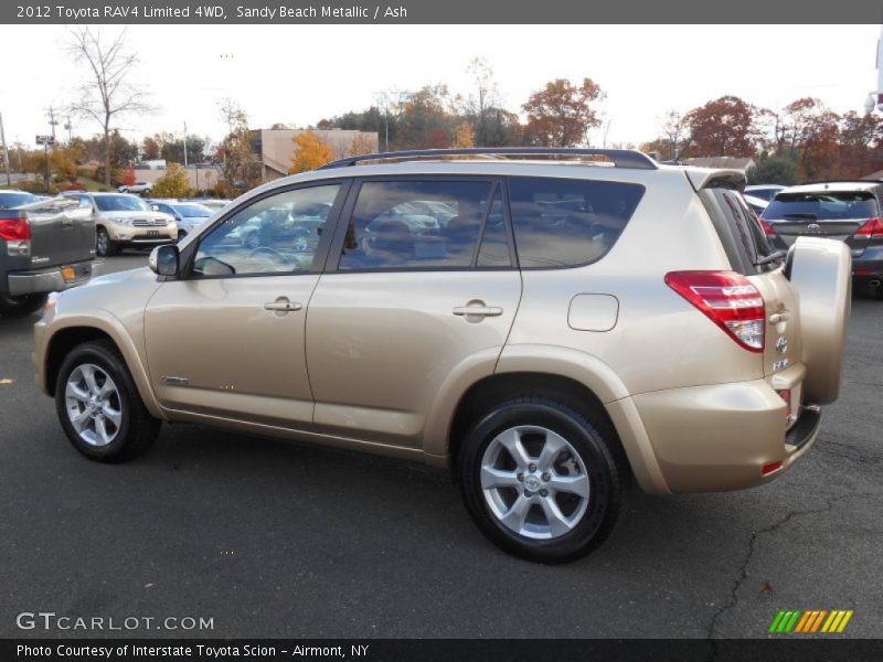 Sandy Beach Metallic / Ash 2012 Toyota RAV4 Limited 4WD