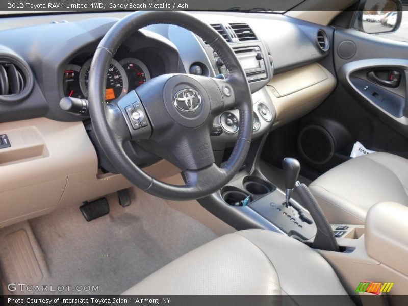 Sandy Beach Metallic / Ash 2012 Toyota RAV4 Limited 4WD