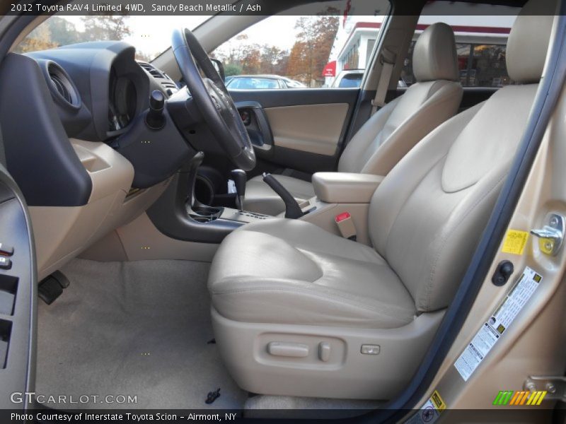 Sandy Beach Metallic / Ash 2012 Toyota RAV4 Limited 4WD