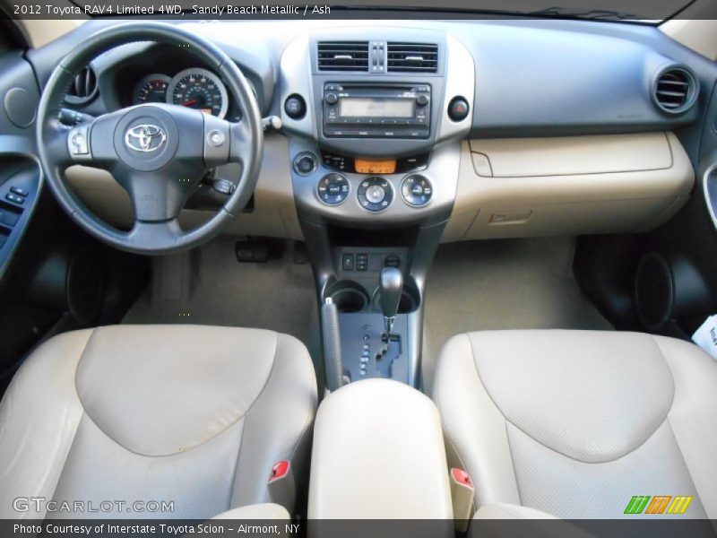 Sandy Beach Metallic / Ash 2012 Toyota RAV4 Limited 4WD