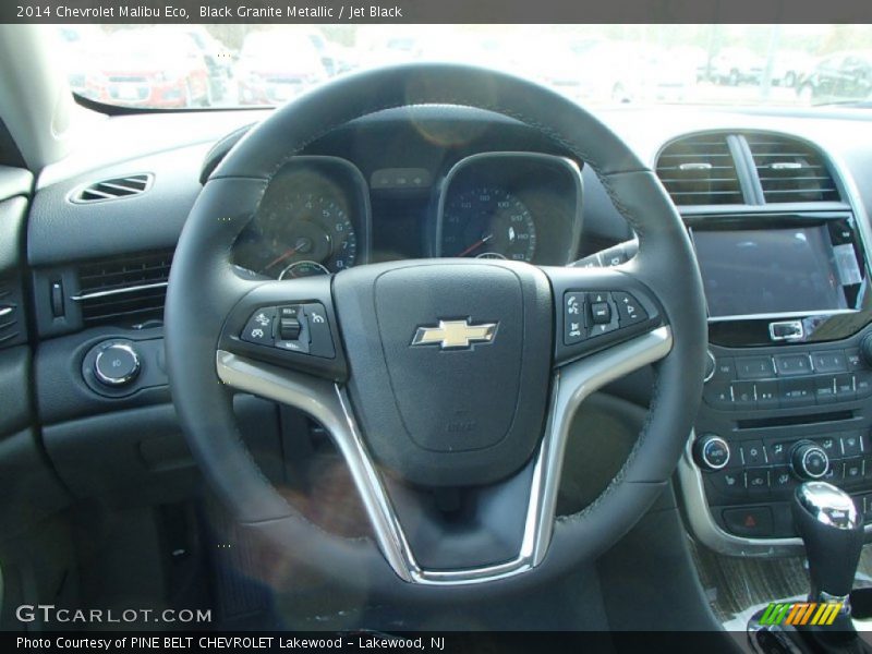 Black Granite Metallic / Jet Black 2014 Chevrolet Malibu Eco