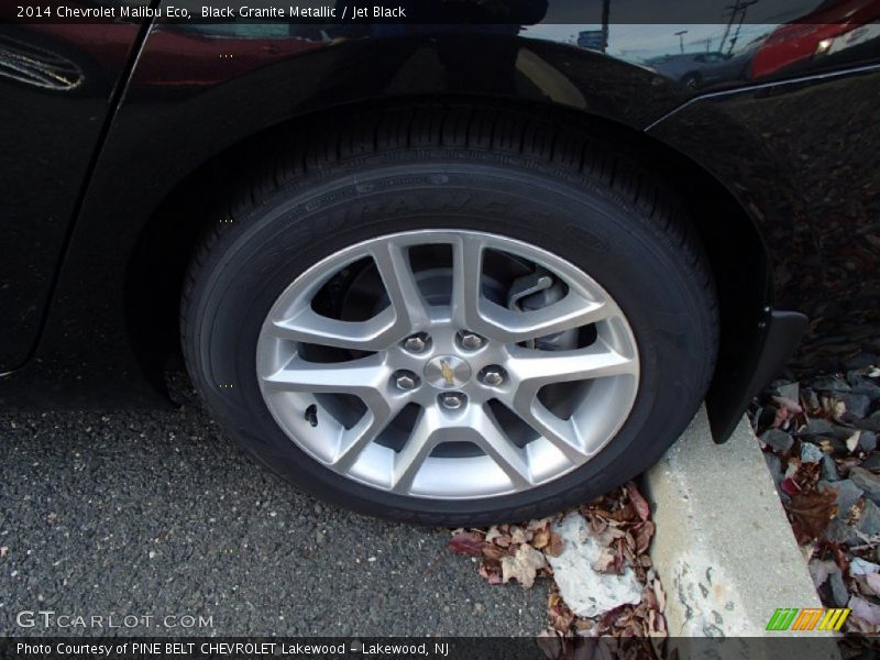 Black Granite Metallic / Jet Black 2014 Chevrolet Malibu Eco