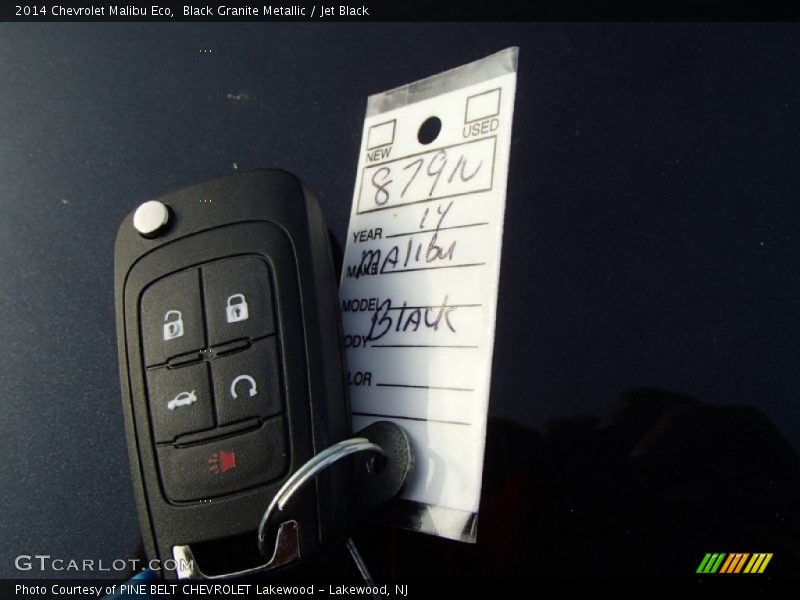 Black Granite Metallic / Jet Black 2014 Chevrolet Malibu Eco