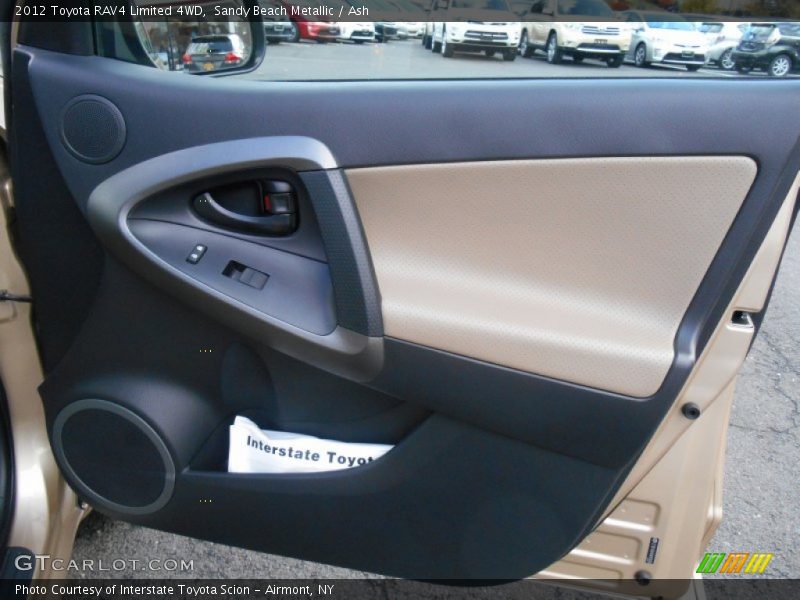 Sandy Beach Metallic / Ash 2012 Toyota RAV4 Limited 4WD