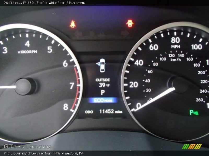 Starfire White Pearl / Parchment 2013 Lexus ES 350