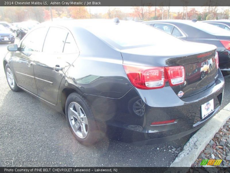 Ashen Gray Metallic / Jet Black 2014 Chevrolet Malibu LS