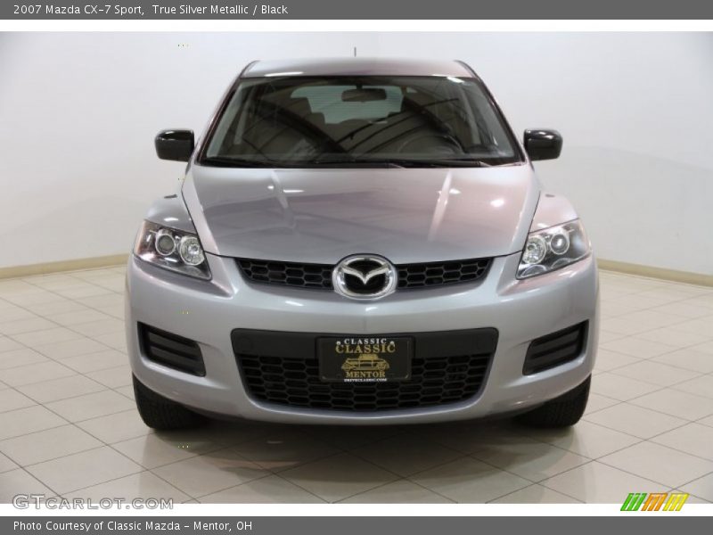 True Silver Metallic / Black 2007 Mazda CX-7 Sport