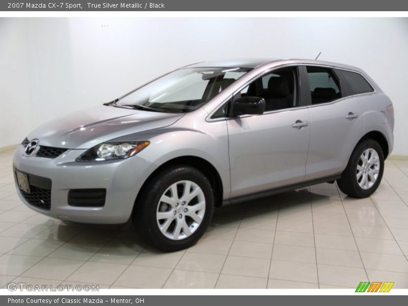 True Silver Metallic / Black 2007 Mazda CX-7 Sport