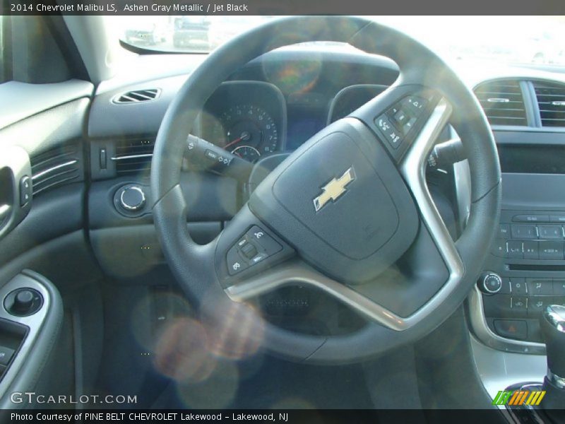 Ashen Gray Metallic / Jet Black 2014 Chevrolet Malibu LS