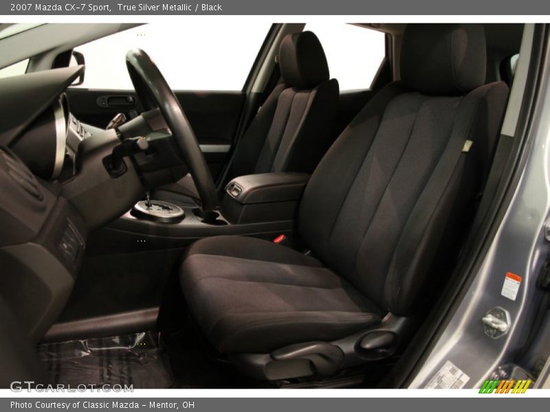 True Silver Metallic / Black 2007 Mazda CX-7 Sport