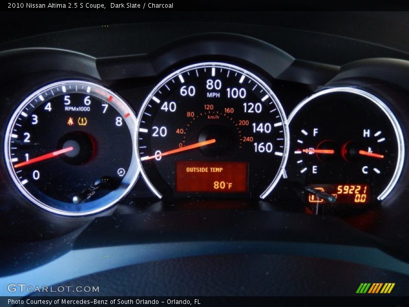 Dark Slate / Charcoal 2010 Nissan Altima 2.5 S Coupe