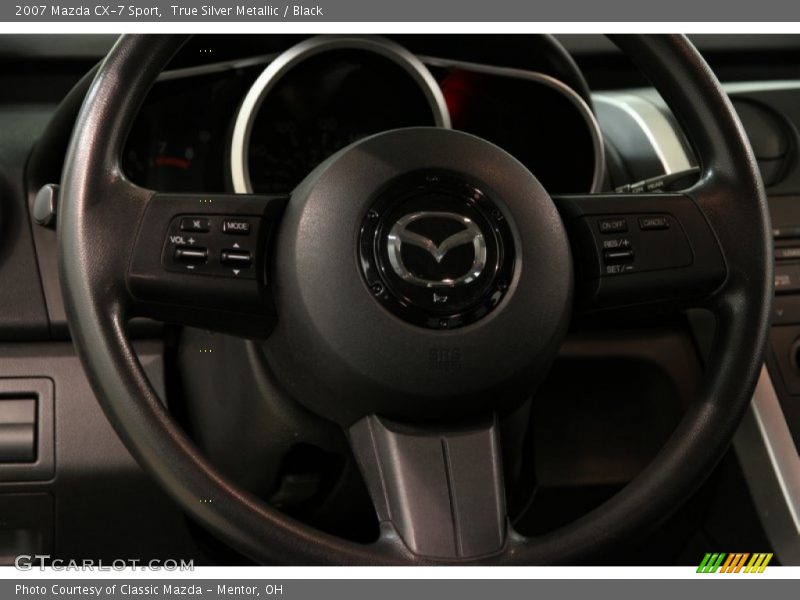 True Silver Metallic / Black 2007 Mazda CX-7 Sport