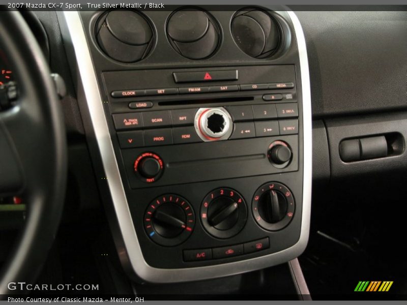True Silver Metallic / Black 2007 Mazda CX-7 Sport