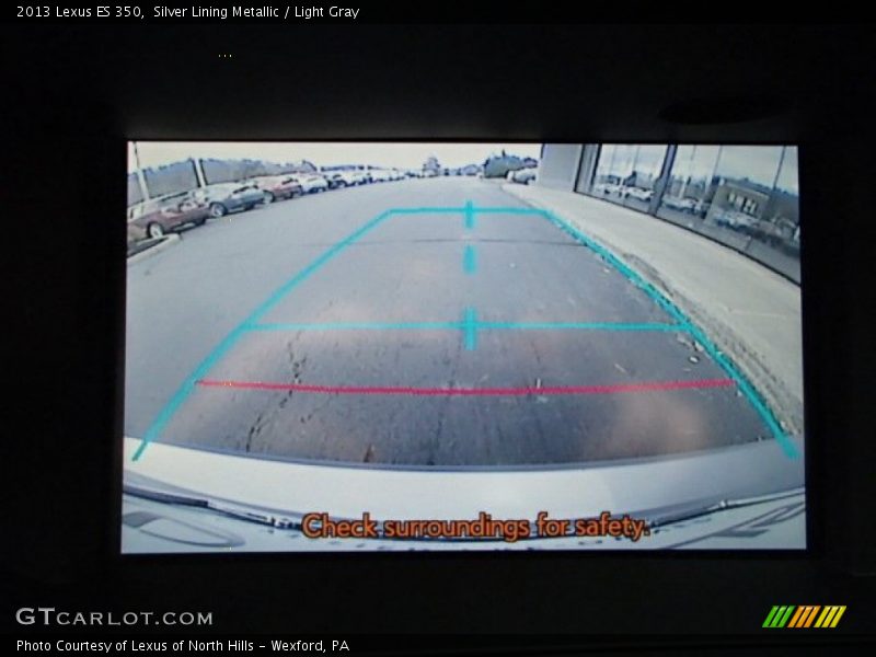 Silver Lining Metallic / Light Gray 2013 Lexus ES 350