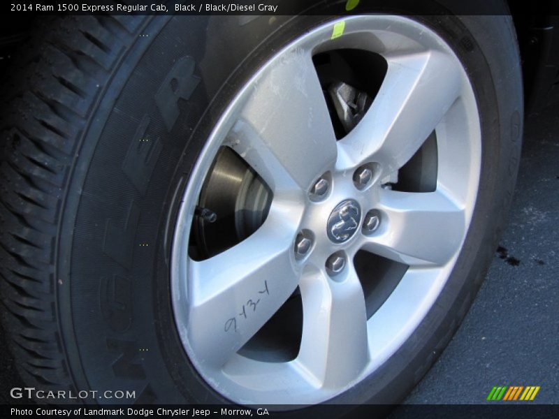 Black / Black/Diesel Gray 2014 Ram 1500 Express Regular Cab