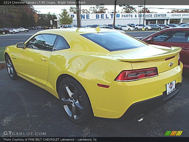 Bright Yellow / Black 2014 Chevrolet Camaro LT/RS Coupe
