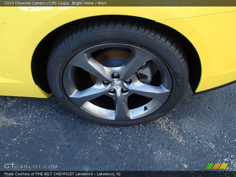 Bright Yellow / Black 2014 Chevrolet Camaro LT/RS Coupe