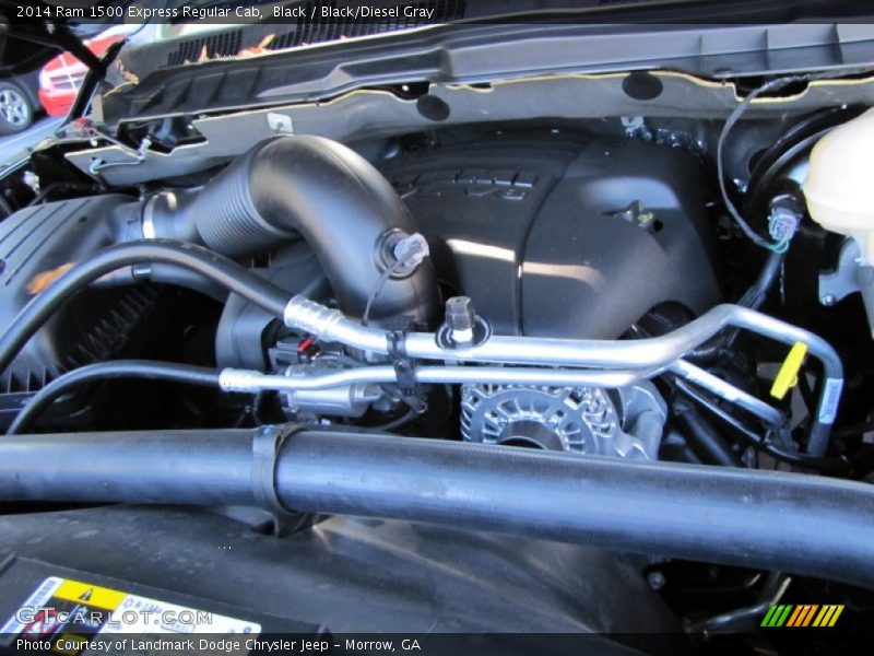 Black / Black/Diesel Gray 2014 Ram 1500 Express Regular Cab