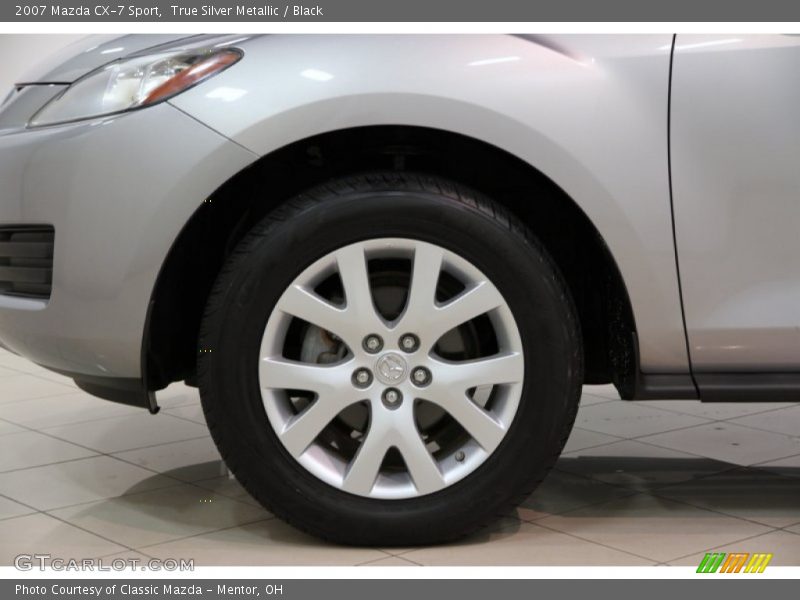 True Silver Metallic / Black 2007 Mazda CX-7 Sport