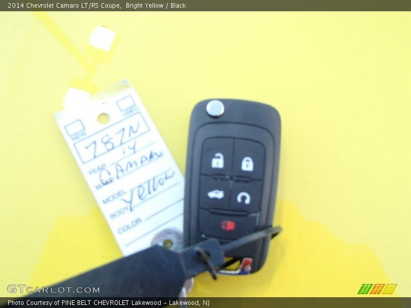 Bright Yellow / Black 2014 Chevrolet Camaro LT/RS Coupe