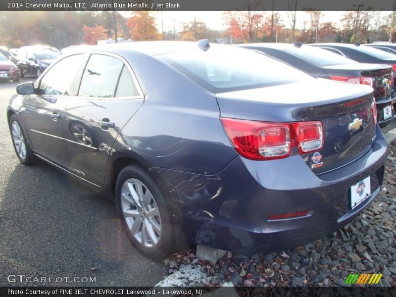 Atlantis Blue Metallic / Jet Black 2014 Chevrolet Malibu LTZ