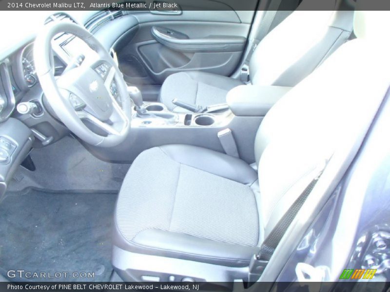 Atlantis Blue Metallic / Jet Black 2014 Chevrolet Malibu LTZ