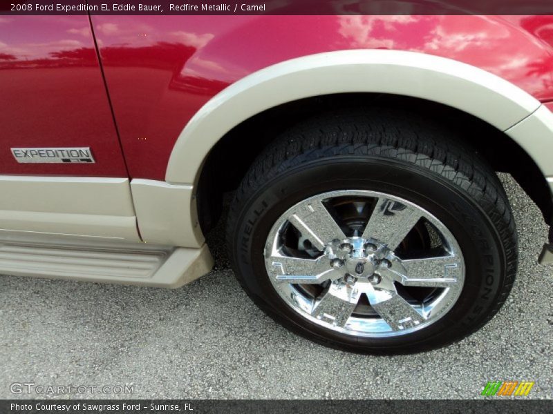 Redfire Metallic / Camel 2008 Ford Expedition EL Eddie Bauer
