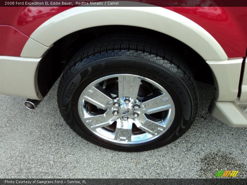 Redfire Metallic / Camel 2008 Ford Expedition EL Eddie Bauer