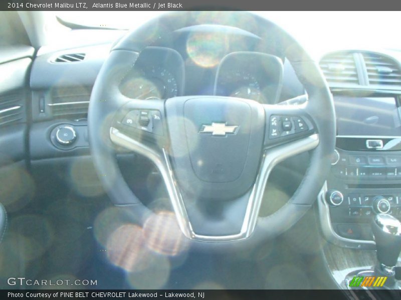 Atlantis Blue Metallic / Jet Black 2014 Chevrolet Malibu LTZ