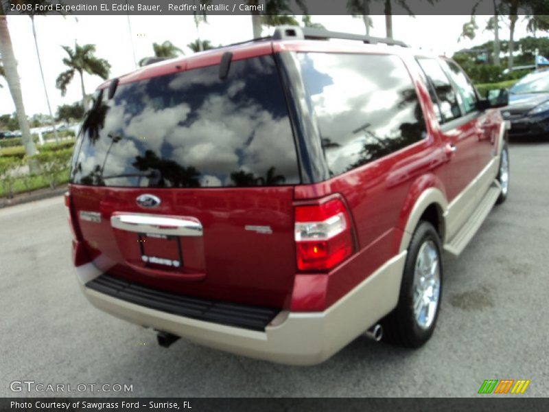 Redfire Metallic / Camel 2008 Ford Expedition EL Eddie Bauer
