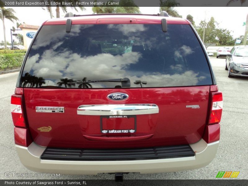 Redfire Metallic / Camel 2008 Ford Expedition EL Eddie Bauer