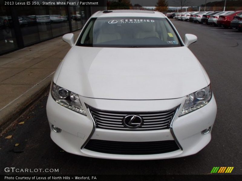 Starfire White Pearl / Parchment 2013 Lexus ES 350