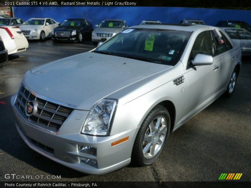 Radiant Silver Metallic / Light Gray/Ebony 2011 Cadillac STS 4 V6 AWD