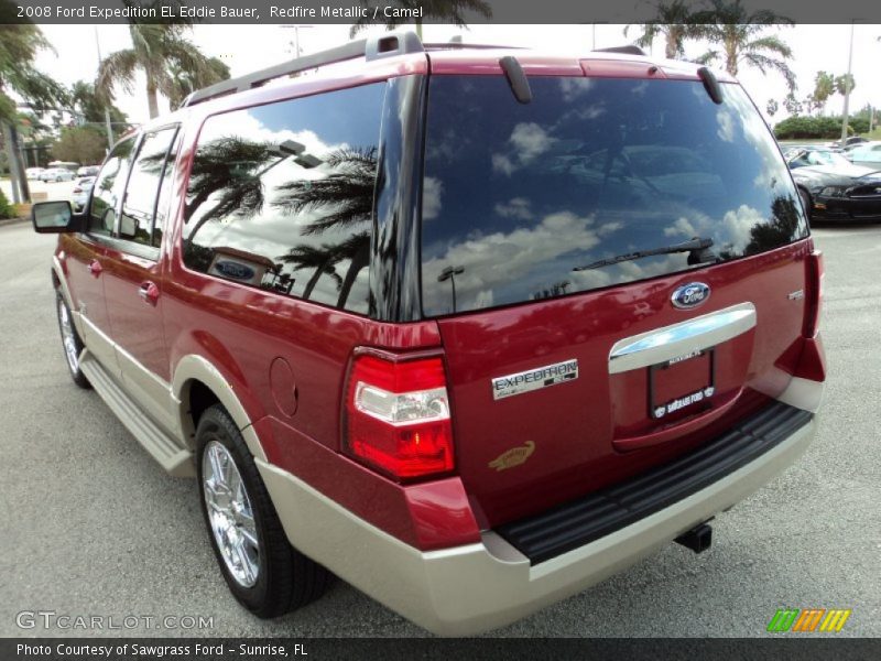 Redfire Metallic / Camel 2008 Ford Expedition EL Eddie Bauer