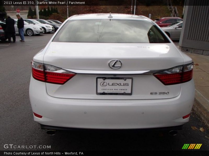 Starfire White Pearl / Parchment 2013 Lexus ES 350