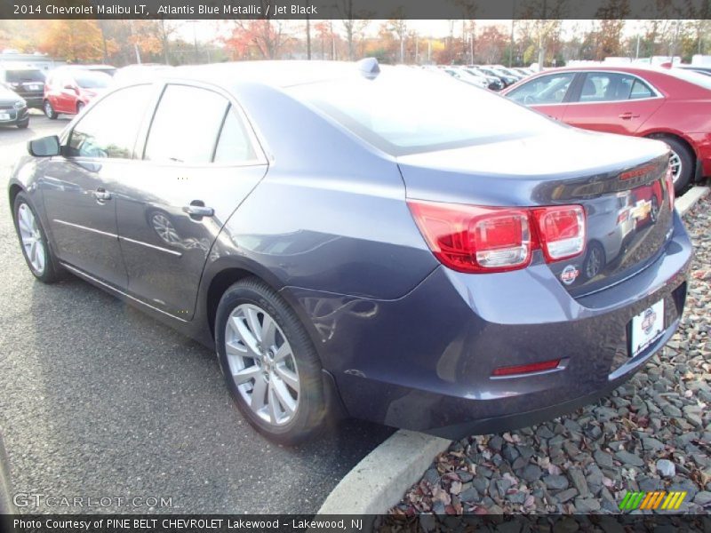 Atlantis Blue Metallic / Jet Black 2014 Chevrolet Malibu LT