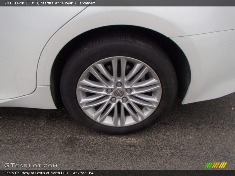 Starfire White Pearl / Parchment 2013 Lexus ES 350