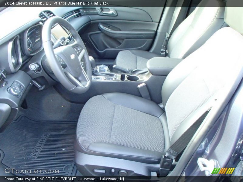 Atlantis Blue Metallic / Jet Black 2014 Chevrolet Malibu LT