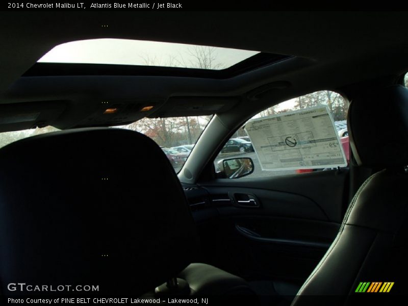 Atlantis Blue Metallic / Jet Black 2014 Chevrolet Malibu LT